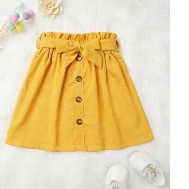 chân váy trẻ em hàng cúc giữa CV014