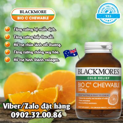 Viên bổ sung Vitamin C Blackmore Bio C 500mg