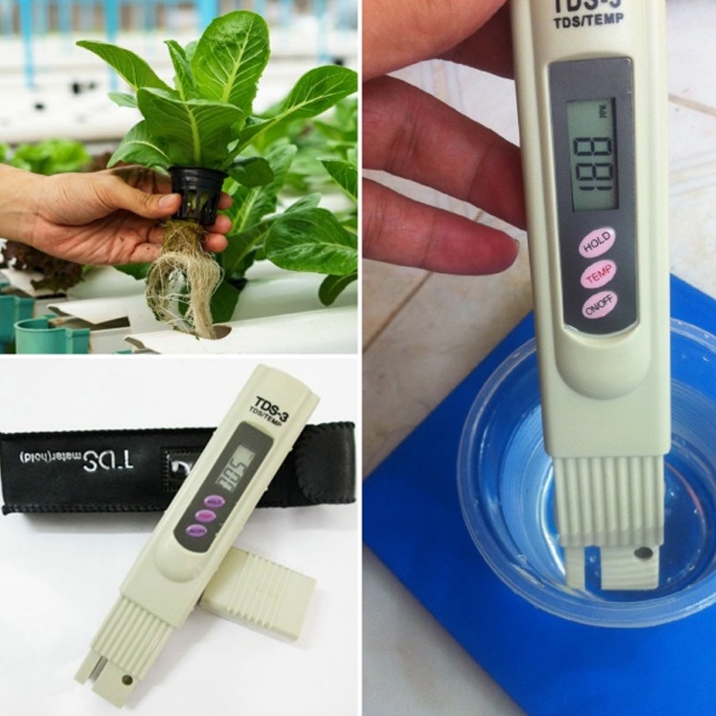 Bút đo độ nóng tds-3 - bút đo nhiệt độ và thử nước sạch.