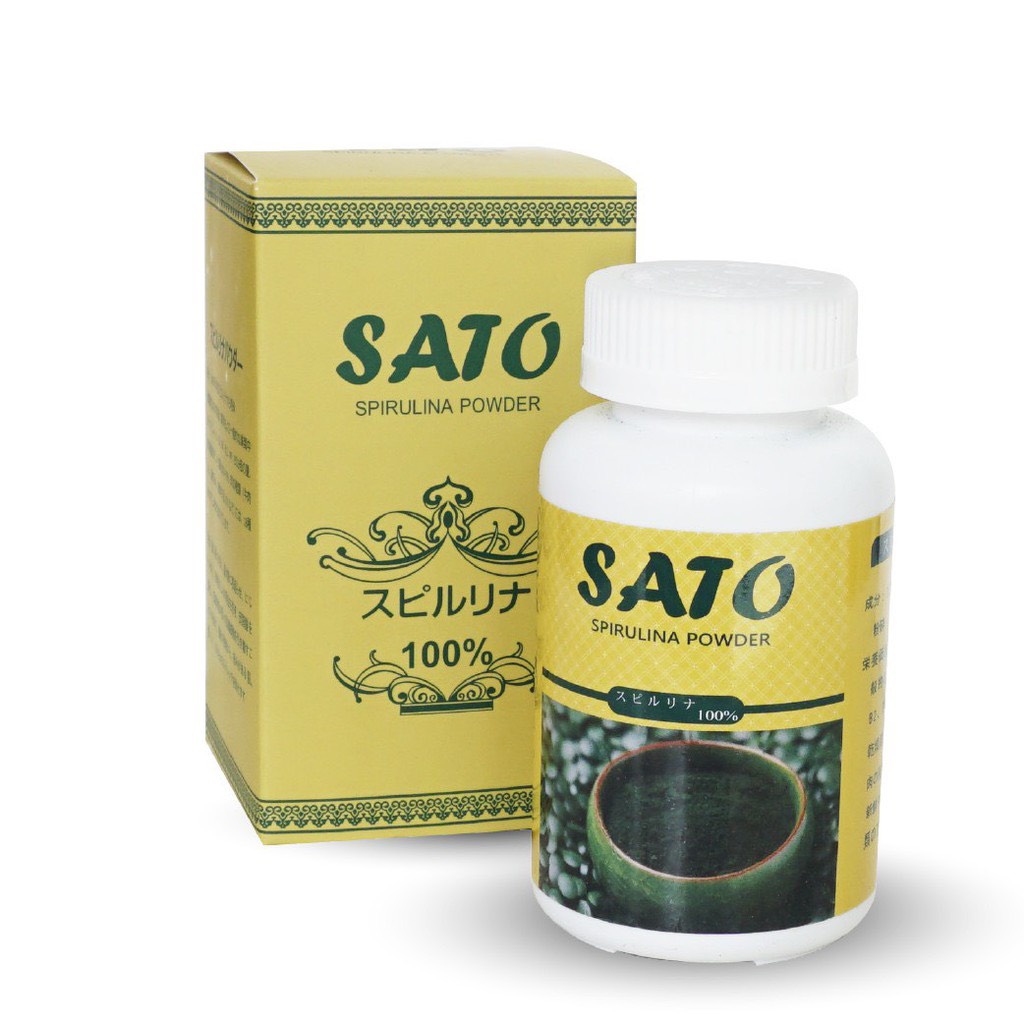Tảo xoắn SATO dạng bột, cấy nano trắng sáng