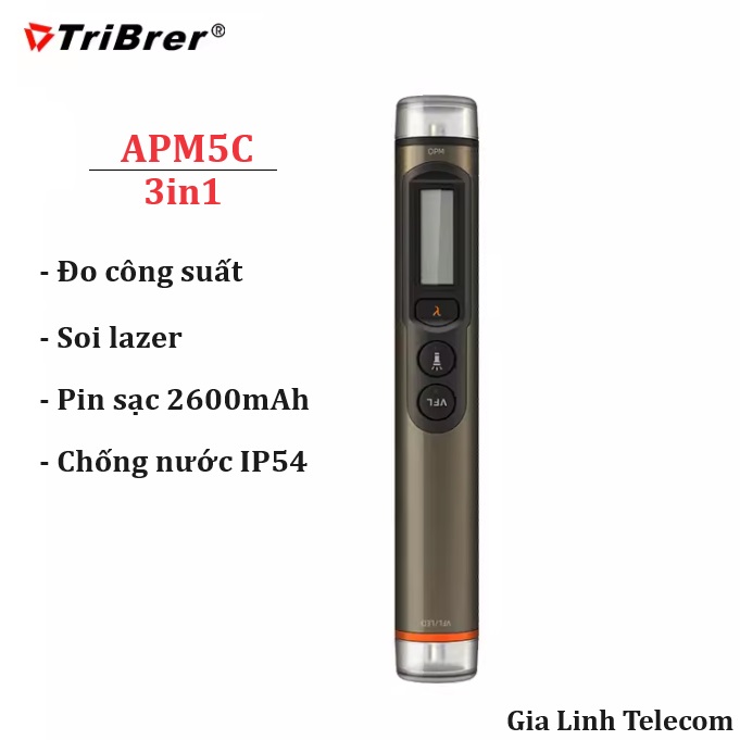 Máy đo công suất quang TriBrer APM5C - Soi laser 30km 