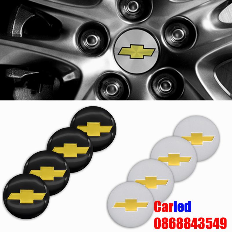 Bộ 4 logo kim loại xe ô tô Cherolet