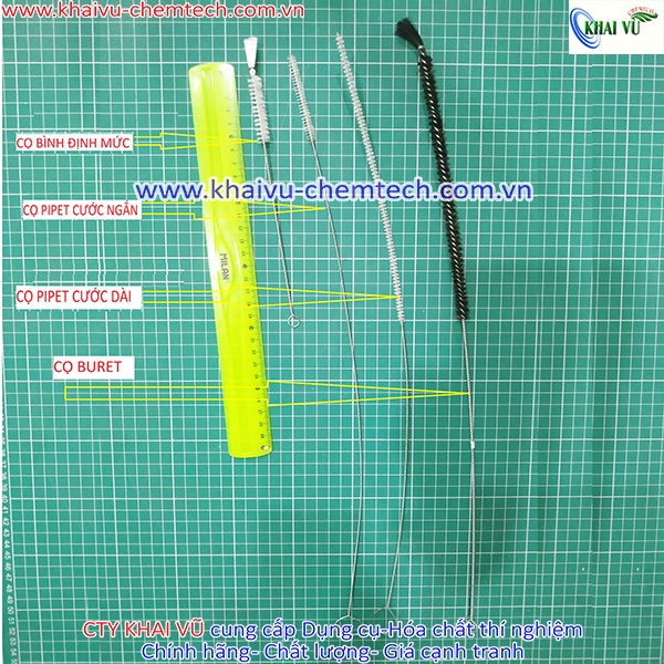 Cọ chổi rửa Bình định mức Pipet Buret phòng thí nghiệm