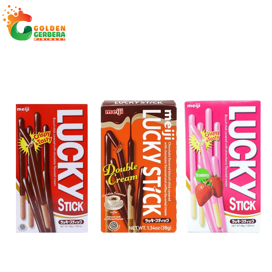 Bánh Que Meiji Lucky Stick Indonesia 45g Giá Tốt