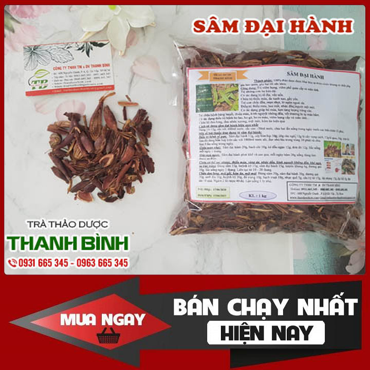 Combo 2kg sâm đại hành khô loại 1 - thảo dược thanh bình