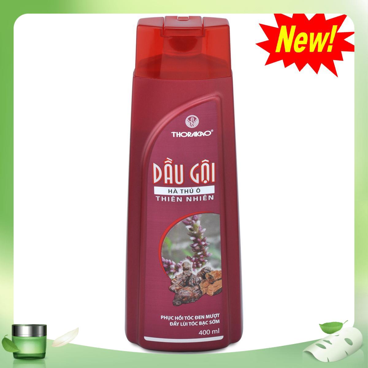 Dầu gội hà thủ ô Thorakao 400ml đẩy lùi tóc bạc sớm
