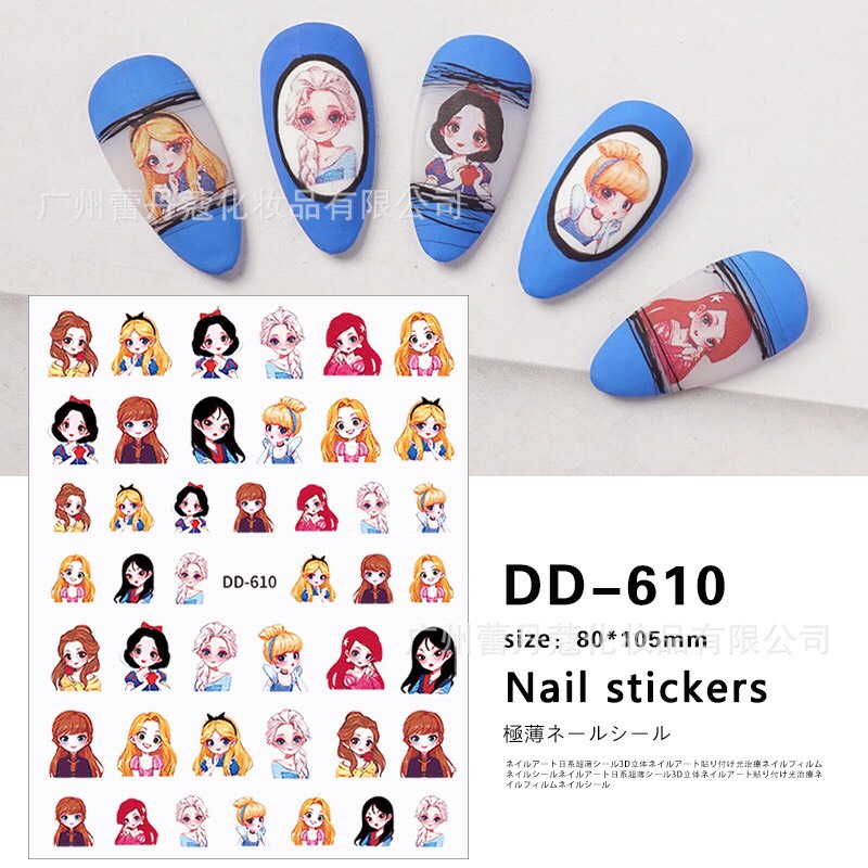 STICKER DÁN MÓNG CHỦ ĐỀ NGƯỜI