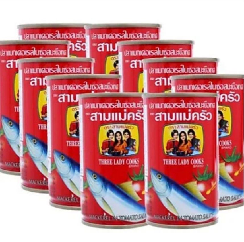 Lốc 10 hộp cá 3 cô gái nhập khẩu thái lan
