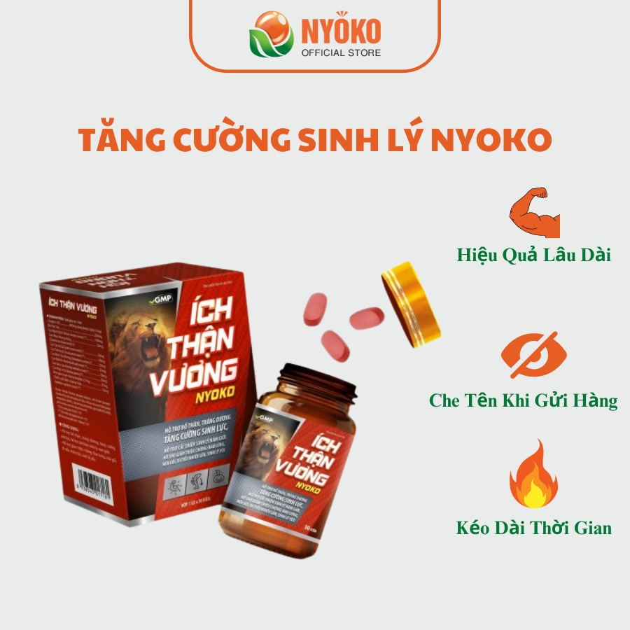 Tăng cường sinh lý nam giới Ích Thận Vương Nyoko bổ thận tráng dương chống xuất tinh sớm