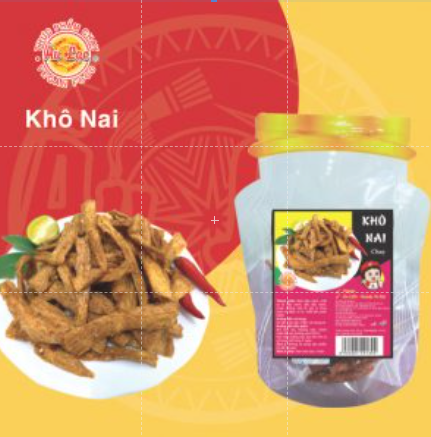 Khô Nai Ăn Liền Chay Âu Lạc 50g