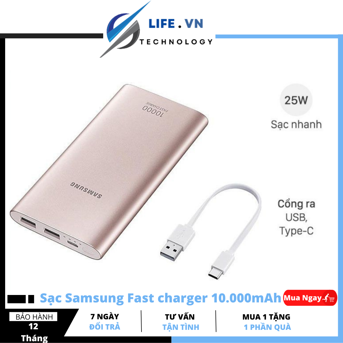 Sạc dự phòng - pin dự phòng - sạc dự phòng samsung fast charger 10.000mah type-c _ hỗ trợ sạc nhanh vỏ nhôm sạc 2 điện thoại cùng lúc - hàng chính hãng _ sạc dự phòng chính hãng, pin sạc dự phòng samsung , sạc dự phòng samsung