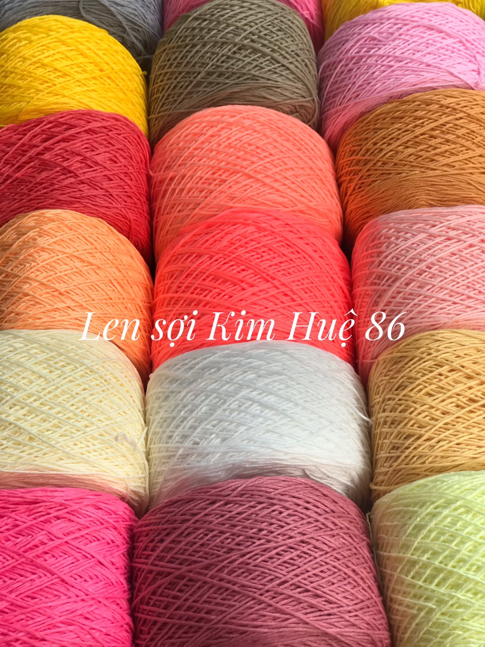 Sợi cotton Việt Nam 1mm (từ màu 01 đến màu 50)