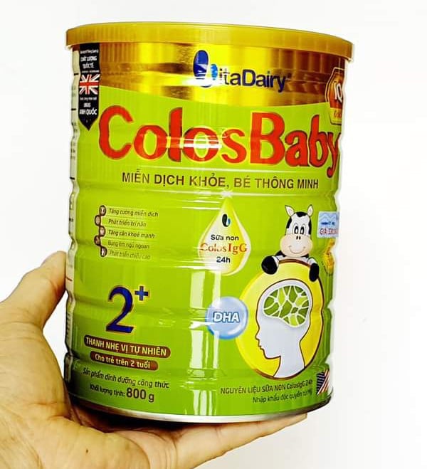 Sữa bột Colosbaby IQ Gold 2+ 800gr (Date mới)