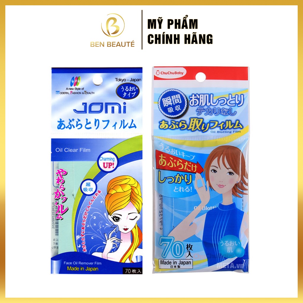 Giấy Thấm Dầu Jomi & Chuchubaby Oil Blotting Film