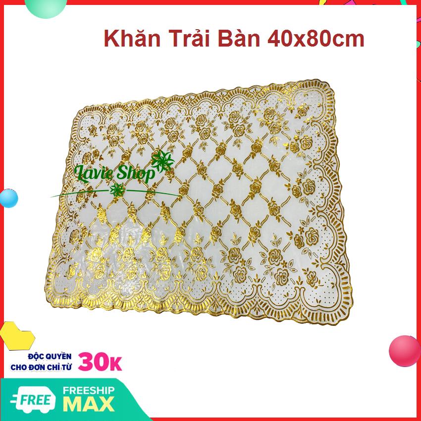 Khăn trải bàn 40x80cm - free ship