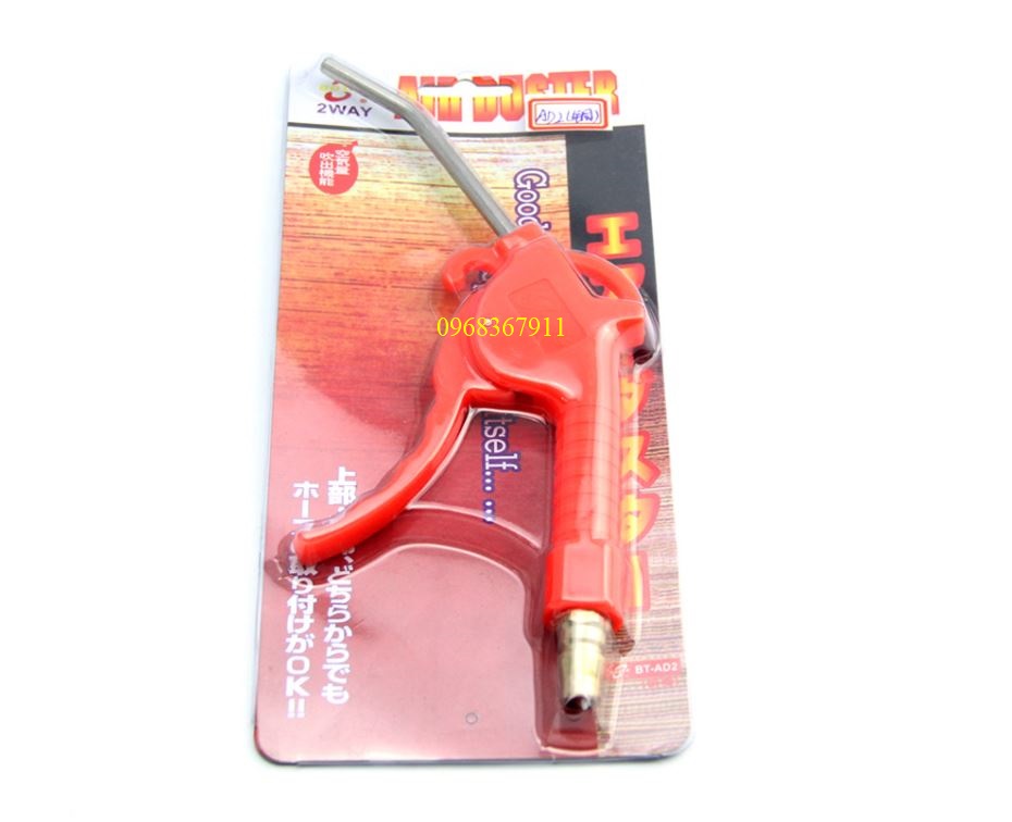Súng xì khô, xịt bụi, xịt hơi nhựa đỏ