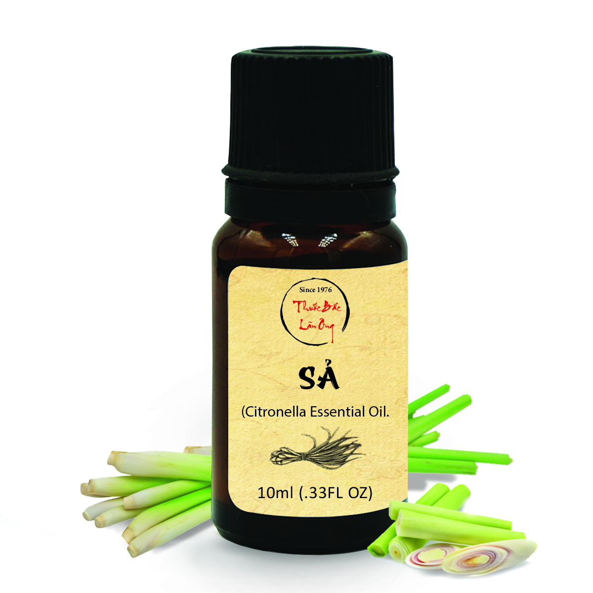 Tinh dầu Sả nguyên chất 20ml, đuổi muỗi, côn trùng, kháng khuẩn, khử mùi hôi
