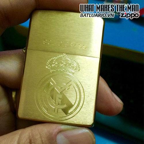 Zippo khắc logo real madrid - 204.rma