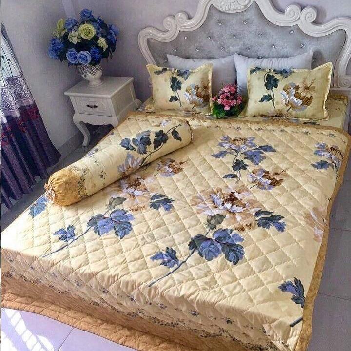 Ga giường cotton - chăn mền cotton MS06