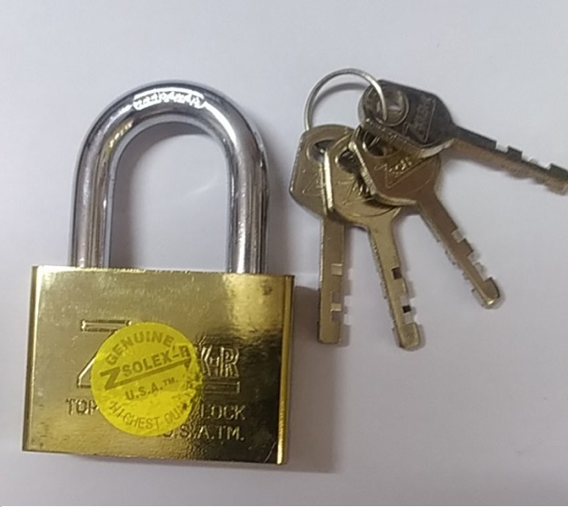 Ổ khoá vàng chống trộm Zsolex 6F, có 4 chìa