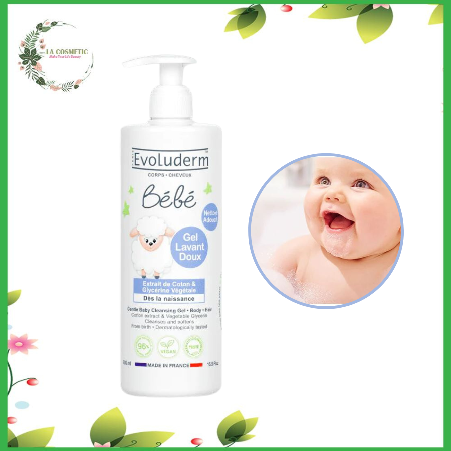 Sữa tắm cho bé Evoluderm 500ml
