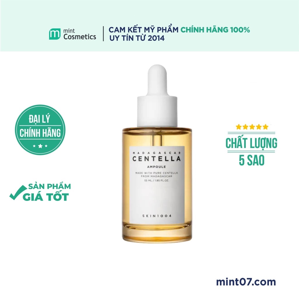 ﹍☼✖ Tinh Chất Madagascar Centella Ampoule 55ml