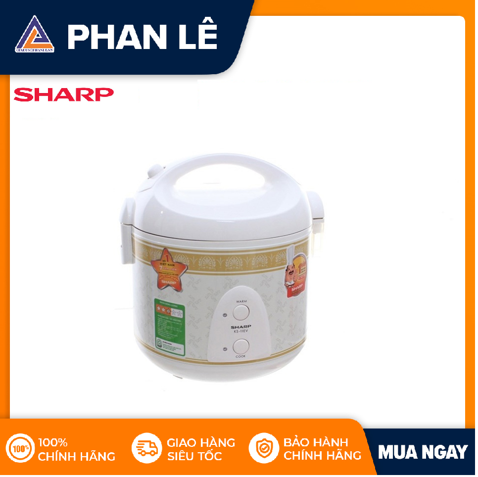 Nồi cơm điện sharp 1 lít ks-11ev