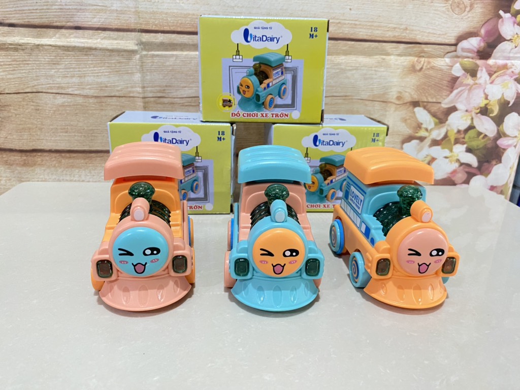 Xe lửa mini chạy trớn phát nhạc hkm Vitadairy - màu ngẫu nhiên
