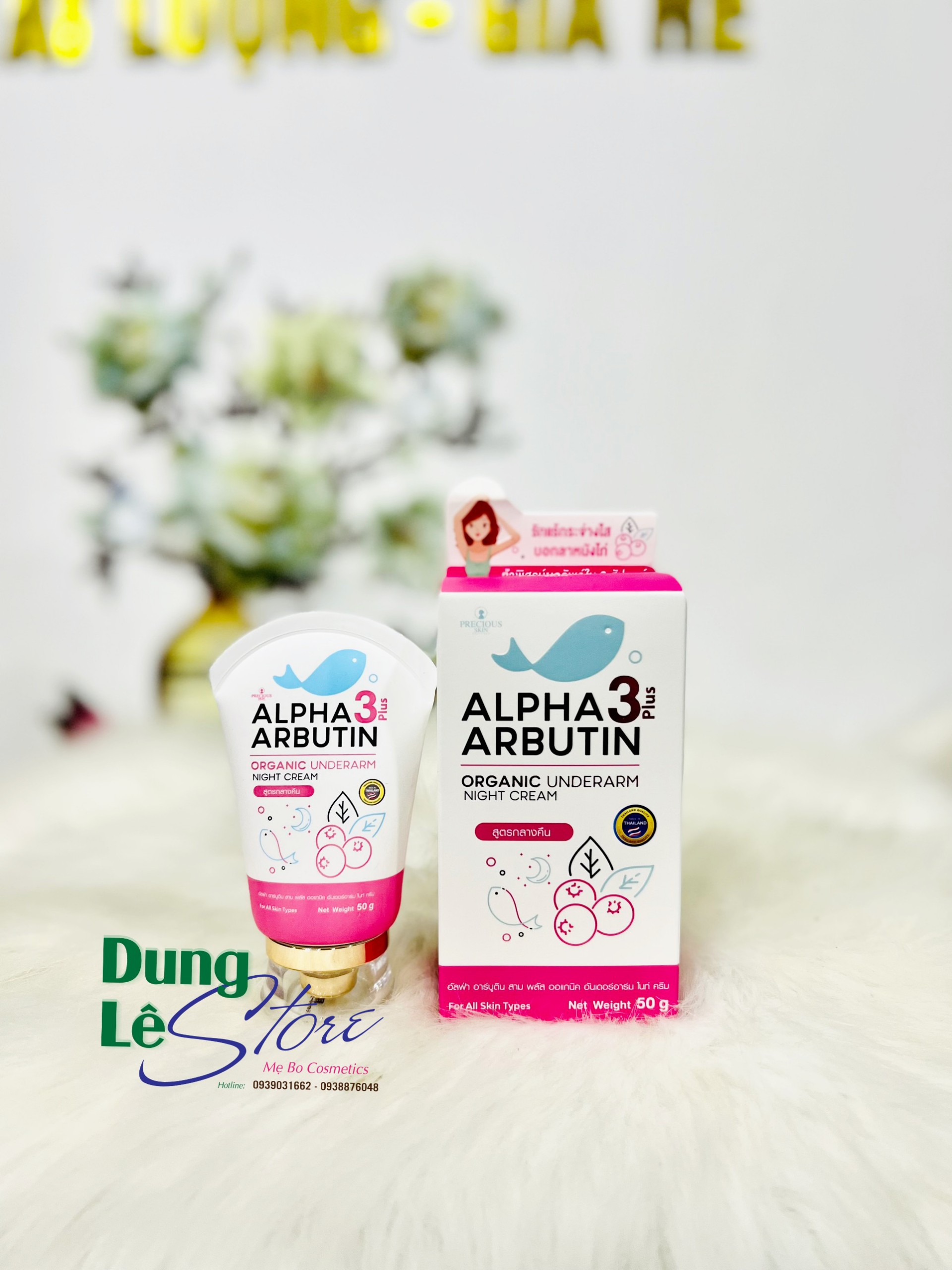 Kem mờ Thâm Nách Alpha Arbutin 3 Plus Thái Lan 50gr chính hãng