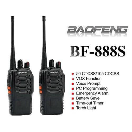 Bộ 2 bộ đàm baofeng 888s + tặng 2 tai nghe bộ đàm, combo 2 bộ đàm baofeng bf-888s chuyên nghiệp cầm tay đa năng chuyên dụng cài sẵn 16 kênh, khoảng cách 3km, pin 10 tiếng liên tục, tích hợp đèn pin.