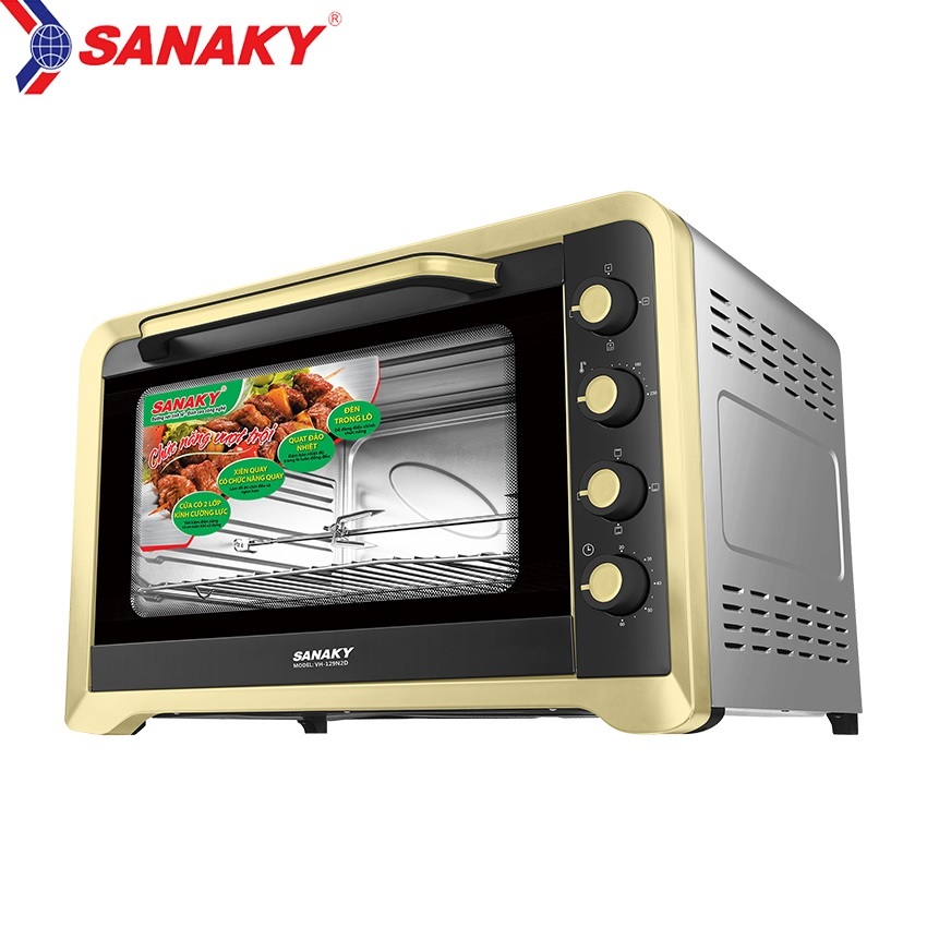 (CHỈ GIAO HCM) Lò nướng điện 120 lít Sanaky VH-129N2D (Inox)
