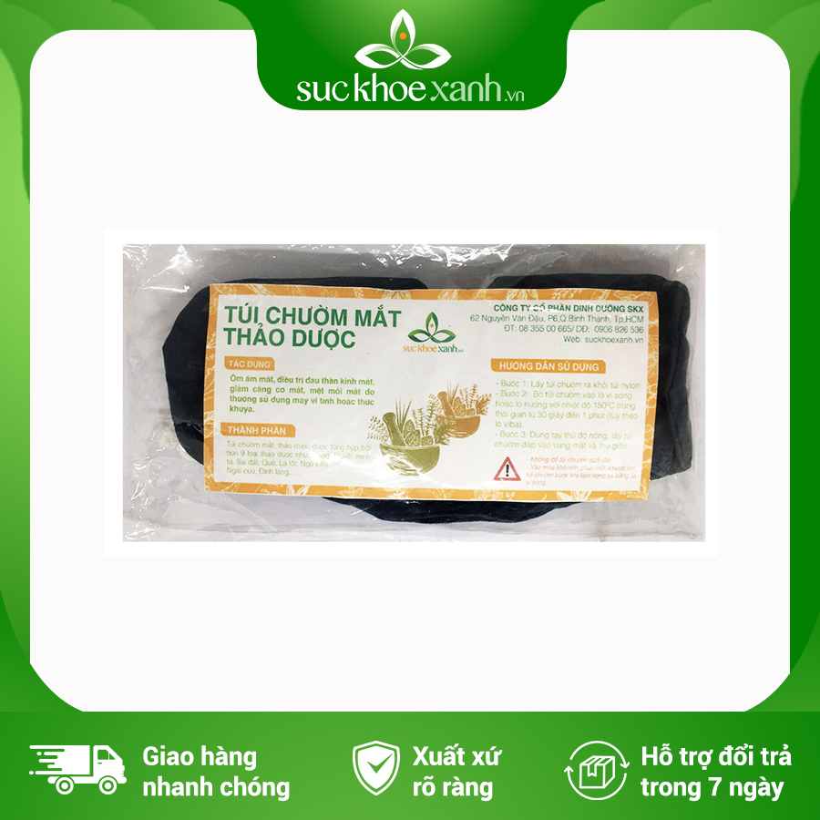 Túi chườm thảo dược SKX chườm mắt