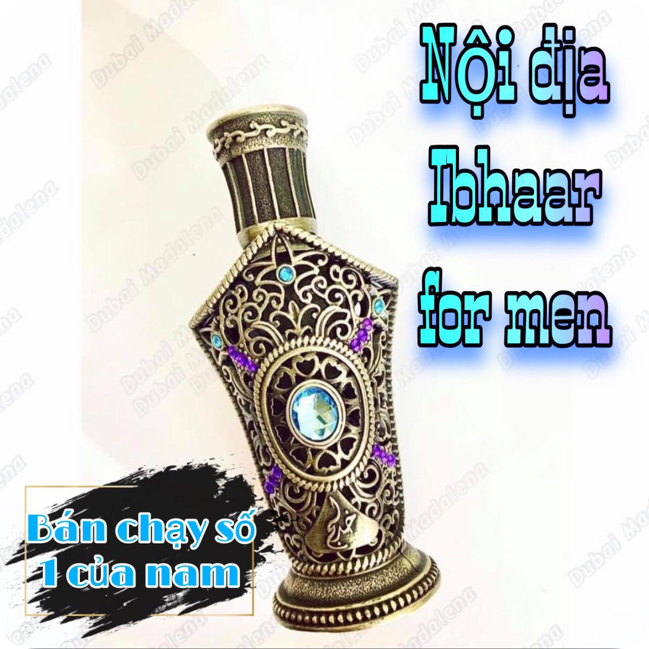 Tinh Dầu Nước Hoa Dubai IBHAAR 18ml, dòng nội địa, mùi nam mạnh mẽ, lưu hương 24 giờ, có tem niêm phong