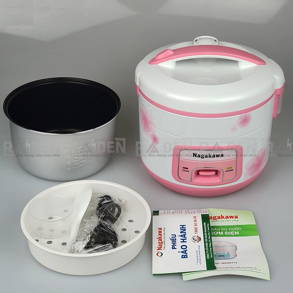 Nồi cơm điện nagakawa nag0113 1.8 lít