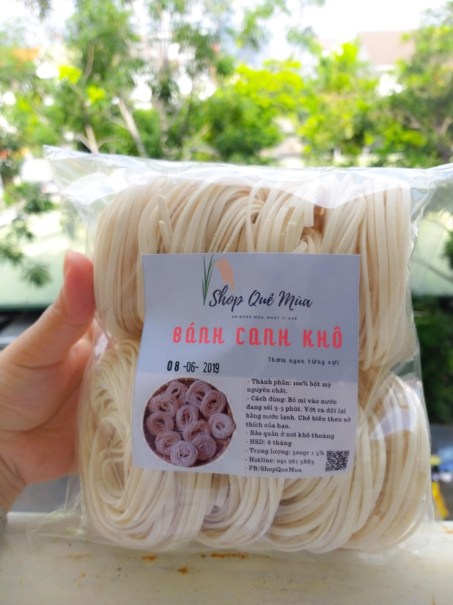 Bánh canh khô Huế - Mì vắt khô 500gram