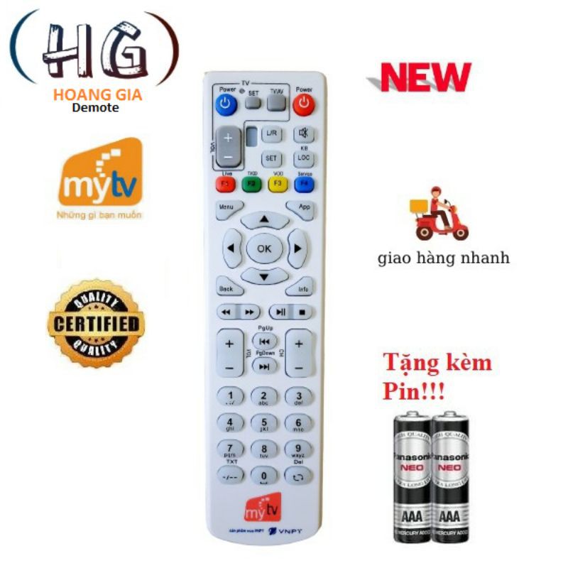 Điều khiển đầu thu mytv- hàng tốt 100%