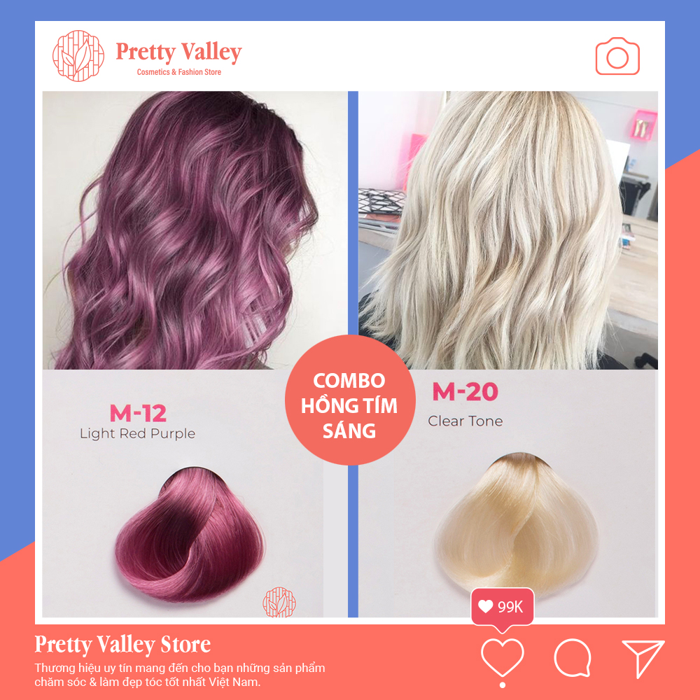 Bạn muốn thử thay đổi kiểu nhuộm tóc của mình và khám phá các màu tóc mới lạ? Hãy xem hình ảnh của thuốc nhuộm tóc màu hồng tím! Sản phẩm này sẽ khiến bạn trở nên nổi bật và thu hút sự chú ý từ mọi người.