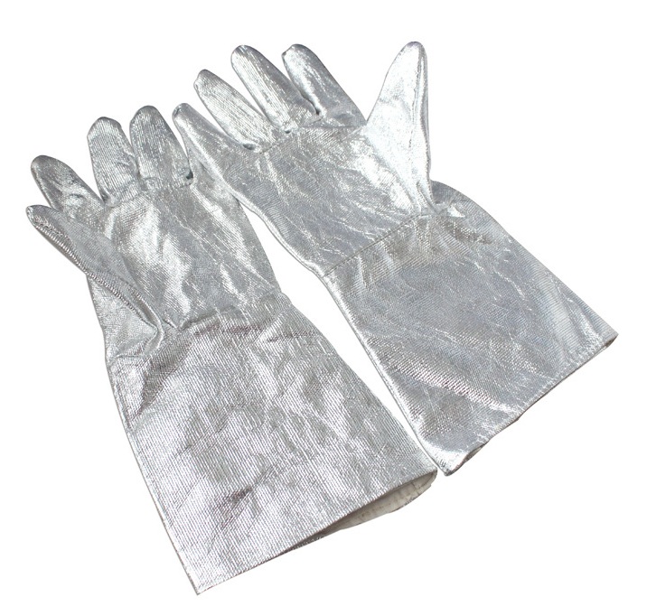 Găng Tay AMIANG Phủ Tráng Bạc Cách Nhiệt - Găng Tay Bạc cho thợ han - Găng Tay Phủ Bạc - Găng Tay Thợ Hàn