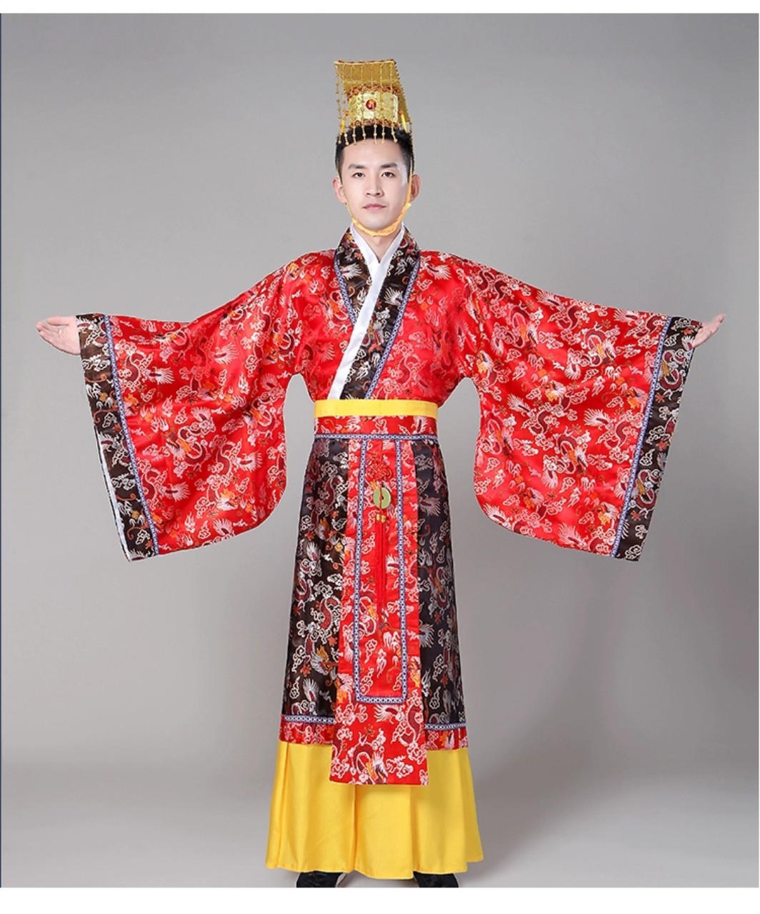 (CÓ SẴN )Trang Phục Vua Hoàng Đế Trung Hoa Trang Phục Tần Thủy Hoàng Trang Phục Ngọc Hoàng