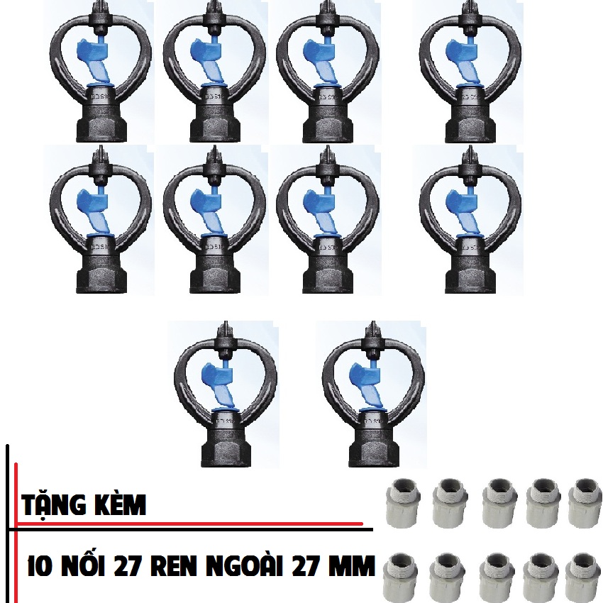[HCM]10 béc tưới cây phun mưa ren trong 21 27mm BB916 Bảo Bình chuyên dùng tưới rau cây ăn trái sầu riêng cam canh cây công nghiệp cỏ trồng