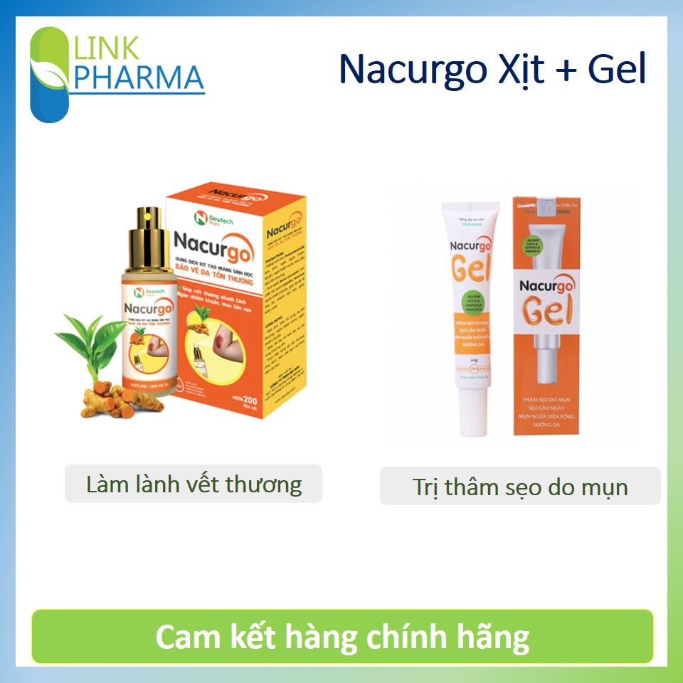 NACURGO - Bộ sản phẩm chăm sóc da tổn thương