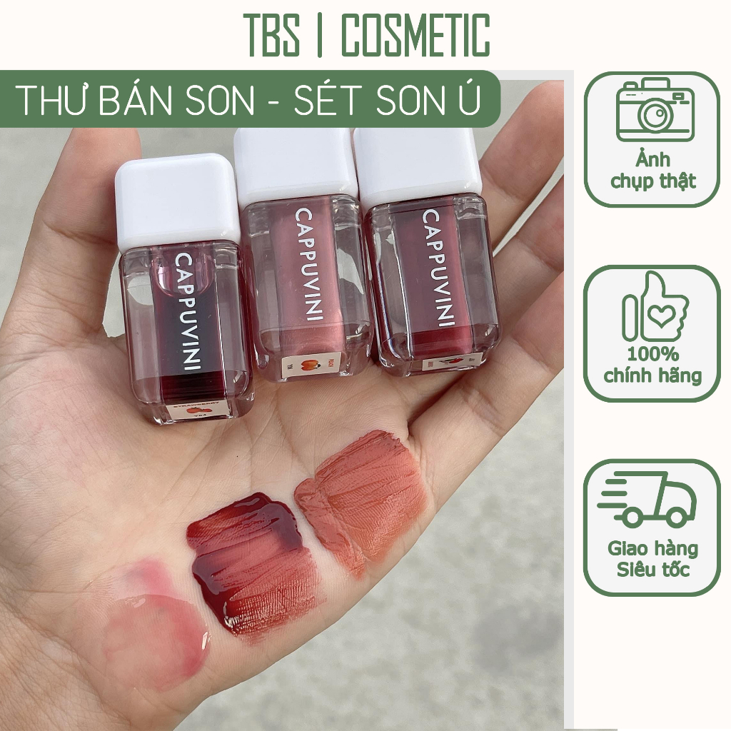 Sét son ú 3 cây nắp trắng