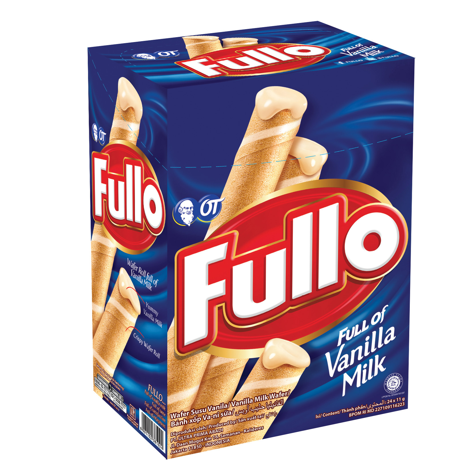 BÁNH QUẾ FULLO STICK WAFER 256GR