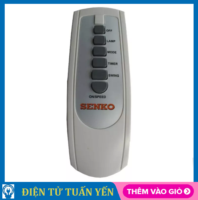 Remote điều khiển từ xa các dòng quạt Senko TR1628, TR1683, DR1608,...