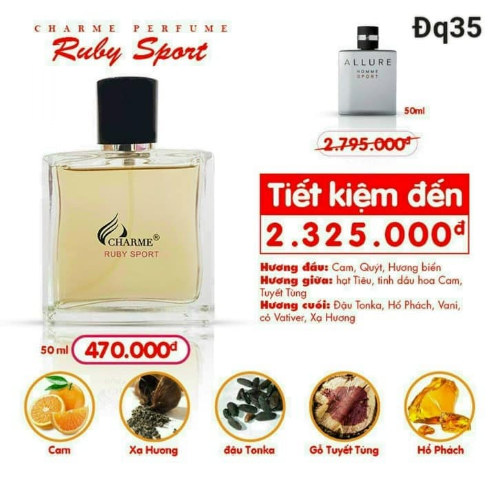 Nuoc hoa rub y sport 50ml ch a r me nguyên mã