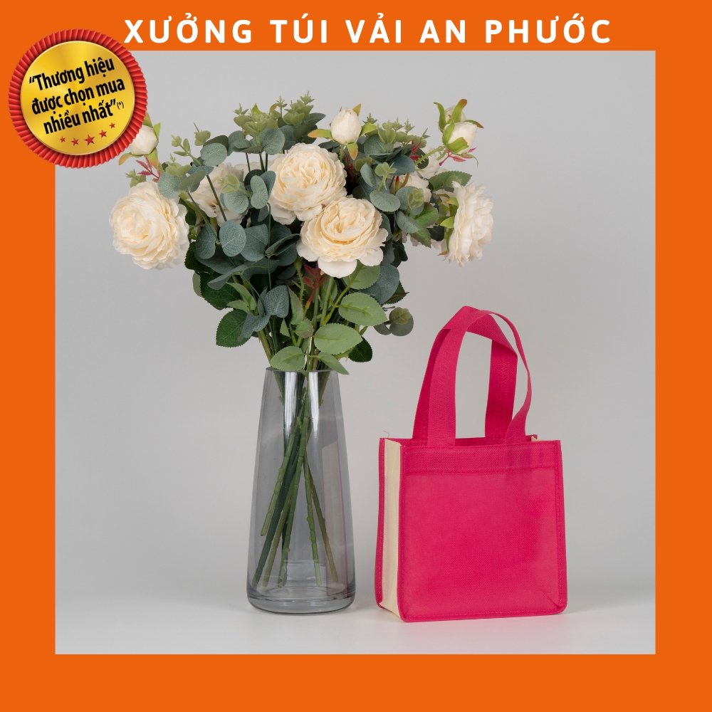 "GIÁ XƯỞNG" Túi Vải Không Dệt Mini - Kích thước 15*15*8cm - Mã hàng A14 - Đựng Mỹ Phẩm Phụ Kiện,Trang Sức Siêu Dễ Thương