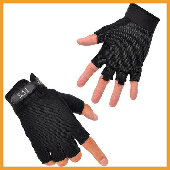 Găng Tay Tập GYM Cụt Ngón - Găng Tay Tập Tạ - Bao Tay Đi Phượt Xe Máy