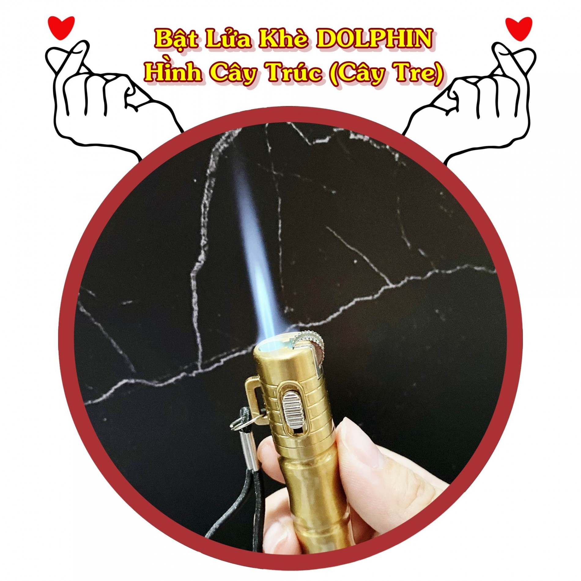 (BẬT LỬA ĐỘC LẠ) HỘT QUẸT KHÈ DOLPHIN HÌNH CÂY TRÚC GIÁ RẺ