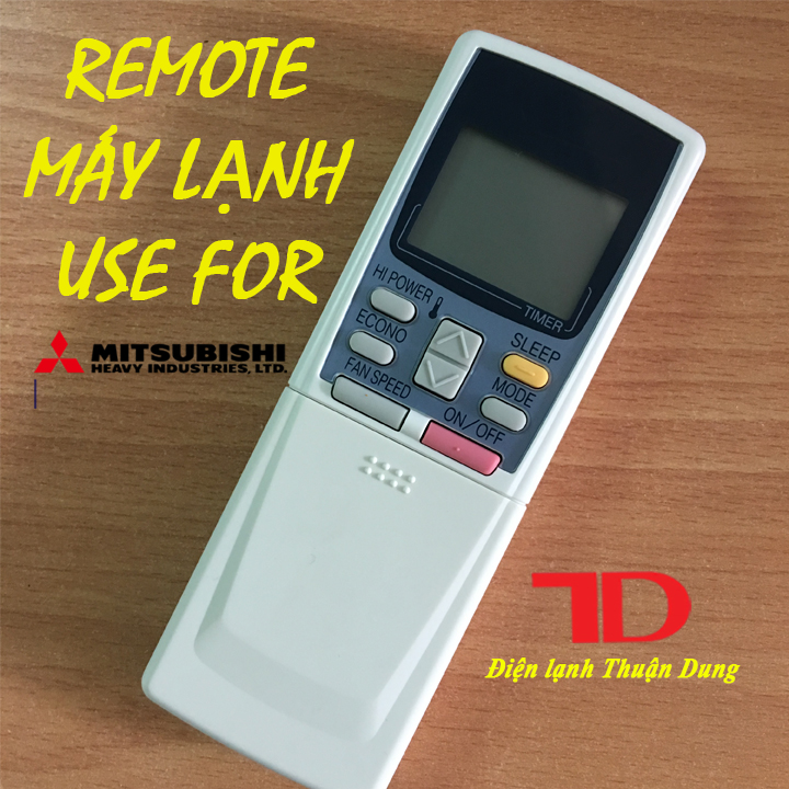 Remote, điều khiển dành cho máy lạnh điều hòa mitsubishi heavy, điện lạnh thuận dung