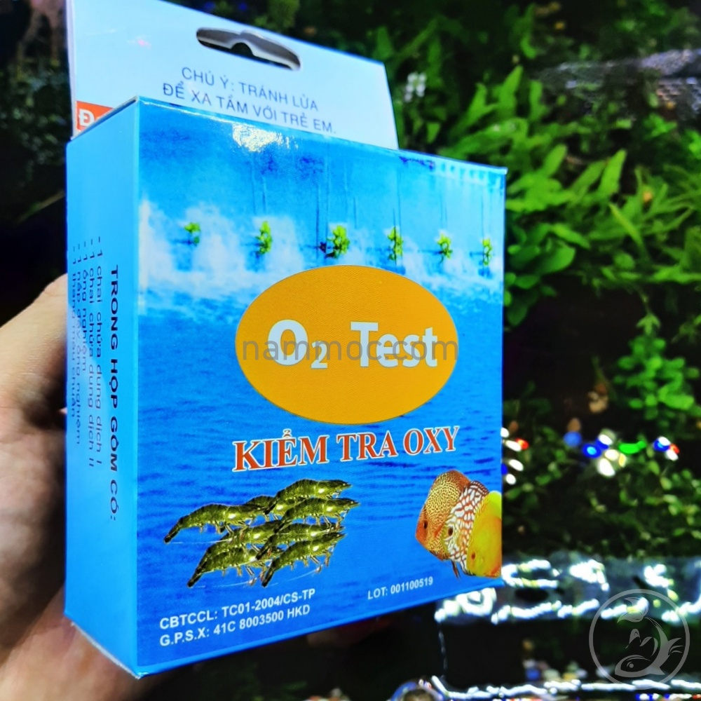 Test thuỷ phước - o2 test kit || kiểm tra hàm lượng oxy có trong nước bể cá cảnh, thuỷ sinh